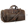 Polare 23" Duffel Thick Full Grain Cowhide Leather Gym Weekender