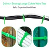 50PCS 600mmx8mm Cable Ties Heavy Duty, Extra Long Thick Nylon