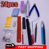 24PCS Gundam Modeler Basic Tool Set Craft Kit Car Model