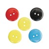 Colorations 100 PCS 20mm Buttons for Crafts, 2 Hole Round