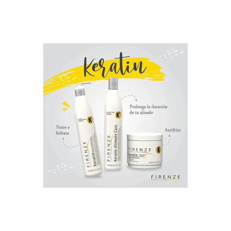 Kit Shampoo+acondicionador+ Proteína Keratin Firenze