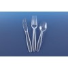 Reusable Clear Heavy Duty Plastic Cutlery (50 Forks)