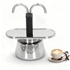YANGYIXIN Aluminum 2 Cup Moka Pot 100ml Mocha Espresso Coffee