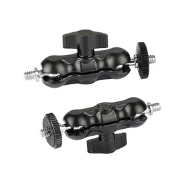 CAMVATE Universal Magic Arm with 1/4"-20 Thread (Black, Pack of 2)