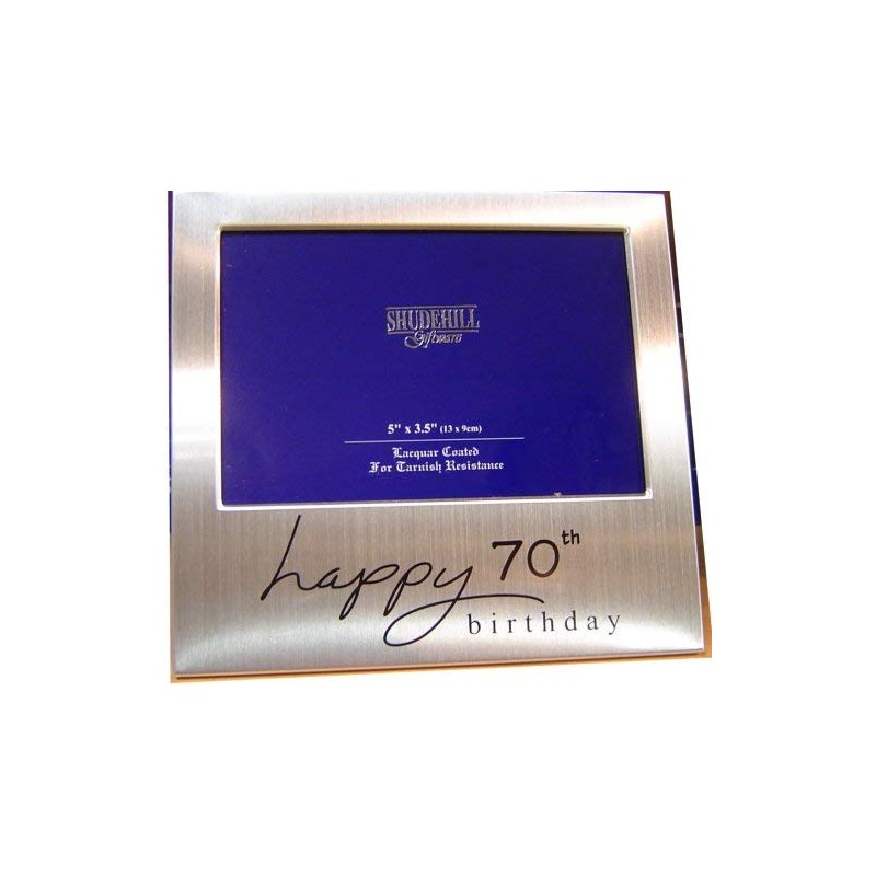 5" x 3" Happy 70th Birthday Photo Frame Occasion Gift