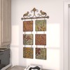 Deco 79 Metal Floral Home Wall Decor Embossed Wall Sculpture