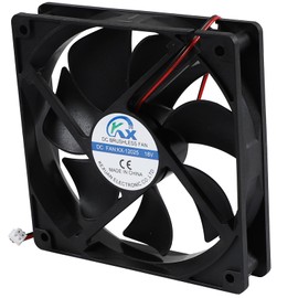 Smtime KX-12025 DC Brushless Fan, 18V 12cm Warm air Heater Cooling Fan, KX-12025 Space Heater Cooling Fan, Size: 120×120×25MM
