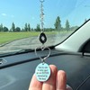 Sister Car Charm “Side by Side or Miles Apart” Crystal