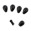 Alomejor 20 Pieces Quick Release Beads Black Fishing Line Holder