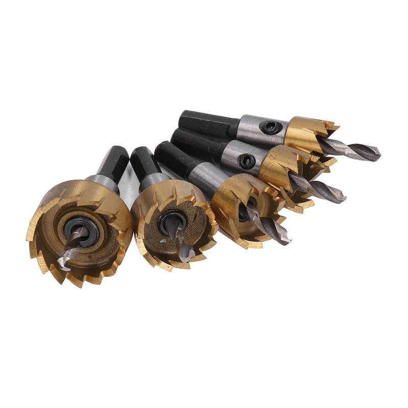 5pcs High Speed Steel Hole Drill Opener High Speed Steel