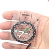 Mountaineering high-grade acrylic portable compass 10ea