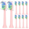 Replacement Brush Heads Compatible with 7am2m AM101/AM105 Sonic Electric Toothbrush