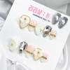 Shining Tweed Sealing Handmade Nail Tips - Stiletto / 샤이닝