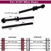 Kuahome 50X T316 Black Stainless Steel Hand Swage Tensioner for
