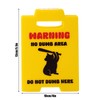 Funny Warning Caution Sign, 5.1x4in Acrylic Do Not Dumb Here