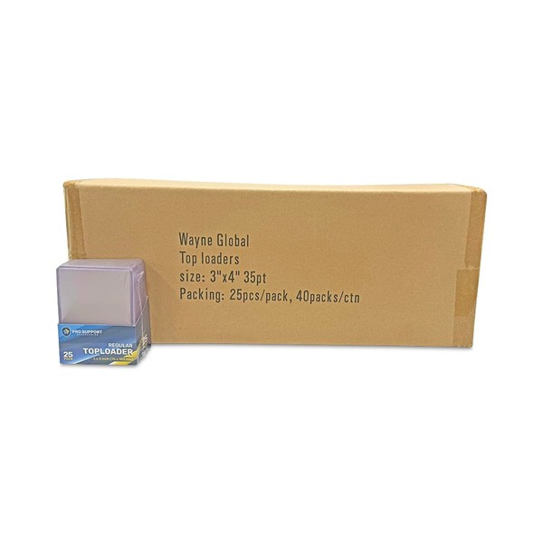 Pro Support Accessories Top Loader case box | 40 packs