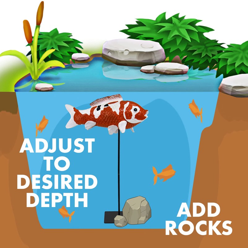 Design Toscano Japanese Floating Koi Sculpture: Large