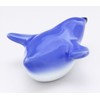 Arita Pottery Kitagawa Misono Kiln Penguin Chopsticks Rest, Blue