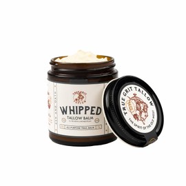 True Grit Tallow John Wayne Inspired Whipped Tallow Balm – All-Purpose Moisturizer for Dry Skin – Grass-Fed Beef Tallow for Skin with Bison Tallow – Ash and Oath Scent 2.6 oz