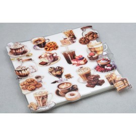 unknown PET coffee afternoon tea stickers | iced coffee drinks cookies coffee bean coffe