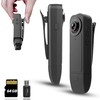 Mini Body Camera with Video & Audio Recording 1080P HD Bodycam - Cameras with Night Vision 64GB 5HR Battery Life - Personal Wearable Camcorder - Daily Records, Cycling, Delivery, Serving Jobs