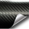 VViViD Black Carbon Fiber Air-Release Adhesive Vinyl Tape Roll (1/2