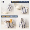 Linen Bread Bag for Homemade Sourdough Bread with Proofing Cover,