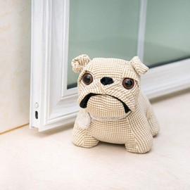 Marwood Cute Door Stopper Decorative Door Stops for Home and Office, Bulldog Weighted Interior Doorstop Fabric Stuffed Animal Door Stopper Floor Decorative