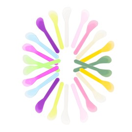 BIUDECO 100pcs Facial Cream Spoons Applicators for Skincare Mask and Cream Application for Salons and Beauty Treatments