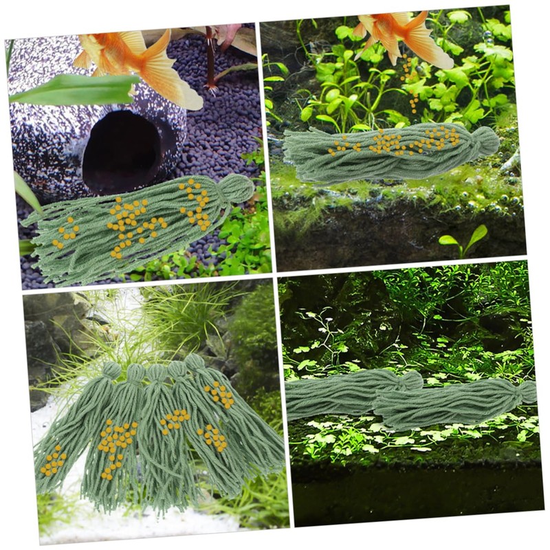 Totority 10pcs Fish Breeding Mops for Shrimp and Fish Tank
