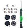 4pcs 1.2mm P5 Pentalobe Screwdriver Rubber Feet with 10 Screws