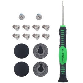 4pcs 1.2mm P5 Pentalobe Screwdriver Rubber Feet with 10 Screws for MacBook Pro Retina A1425 A1502 A1398