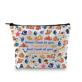 PLITI Fish Nemo Gift Nemo Dory Movie Inspired Gift When I Look at You I Can Feel It Nemo and Dory Fish Lover Makeup Bag (Can Feel it bagU)