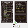 Magnetic Weekly Menu Planner for Fridge: 2 PCS 8x14 Inch