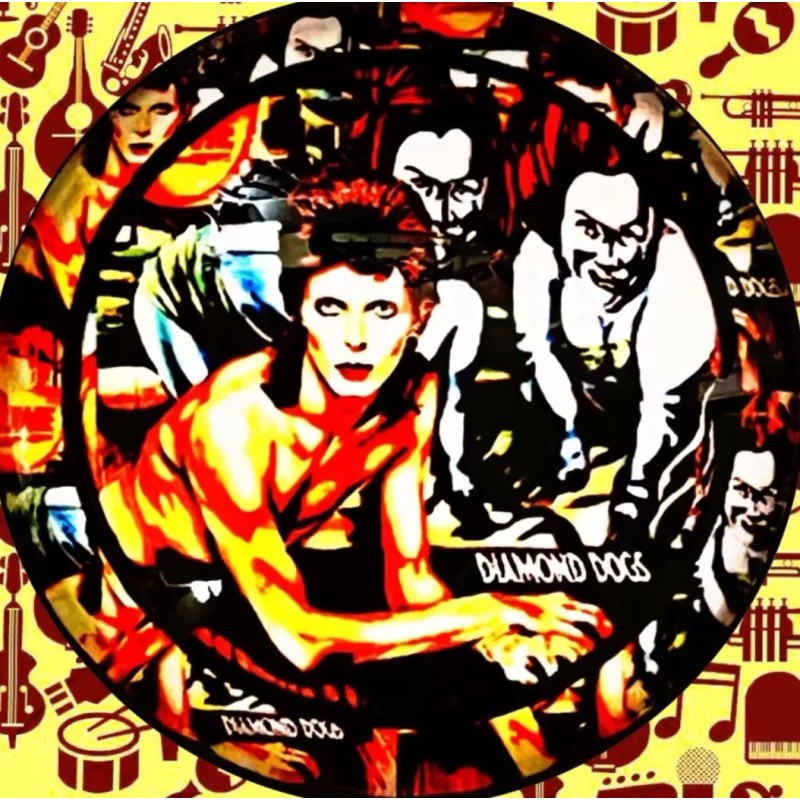 DAVID BOWIE TWO LEATHER BRACELETS ROCK MERCH 🤘