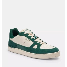 Coach Men’s Clip Court Sneakers Color Emerald Green Size 10D CW795 NIB