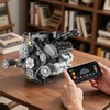 Suplanet Engine Building Blocks Sets,V8 Engine Model kit That Runs