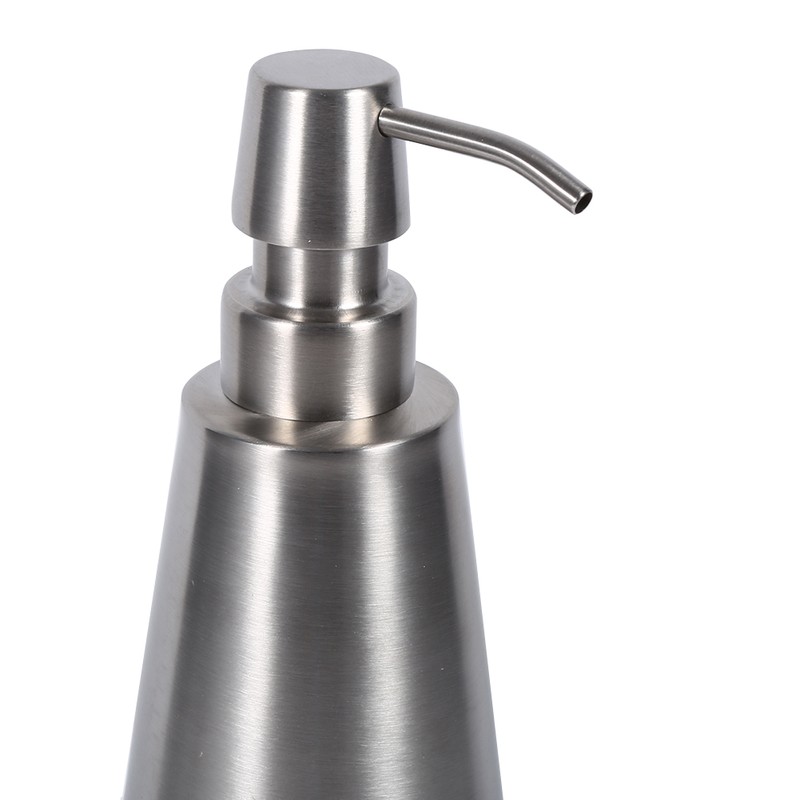 1PC 800ml Large Capacity Stainless Steel Pump Soap Dispenser Countertop