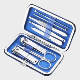 Sellitem Cooperation 8-Piece Nail Clipper Set Nail Care (Blue) Toe Nail Clipper