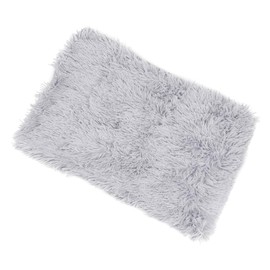 Levemolo 1Pc Plush Pet Blanket for Dogs Cats Warm Winter Sleep Light Grey Blanket for Small Animals Soft Comfortable Plush Material