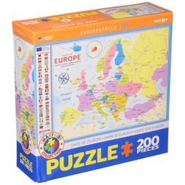 EuroGraphics (EURHR Map of Europe 200Piece Puzzle 200Piece Jigsaw Puzzle