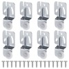 8 Pcs Closet Door Rollers, Sliding Closet Door Hardware, Hardware