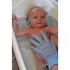 Flannel Fingers Bath Gloves (Small/Medium, Pink) Award Winning