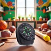 Mini Black Button Navigation Device - Compact Survival Compass for