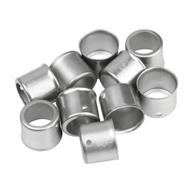Sysarua 100 Pack Pex 1/2″ Stainless Steel Press Sleeve for Brass (ASTM F1807) or Poly (ASTM F2159) Pex fittings