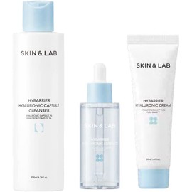 SKIN & LAB High Barrier Line, 3-Piece Set, Hyaluronic Acid, Facial Cleansing, Lotion, Serum, Cream