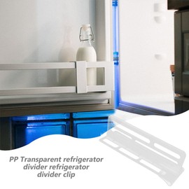 Kichvoe 3pcs Refrigerator Divider Fridge Accessories Refrigerator Accessories Drawer Separators Fridge Shelf Organizer Daily Use Freezer Separator Fridge Separator Partition Board Pp Food