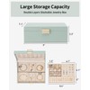 Vlando 2 Layer Jewelry Box Large Jewelry Organizer for Women