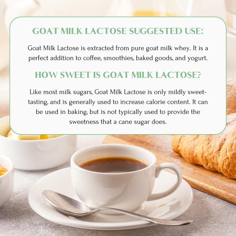 Mt. Capra Goat Milk Lactose | Natural Milk Sugar from