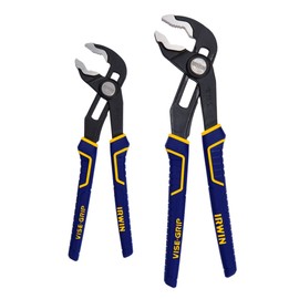 IRWIN Tools VISE-GRIP GrooveLock Pliers Set, V-Jaw, 2 Piece, 2078709
